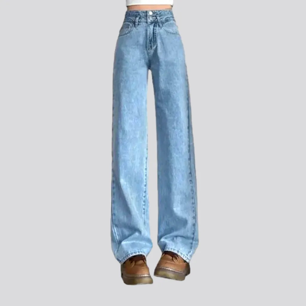 Outdoor Jeans for Adventures -Street wide-leg jeans for women