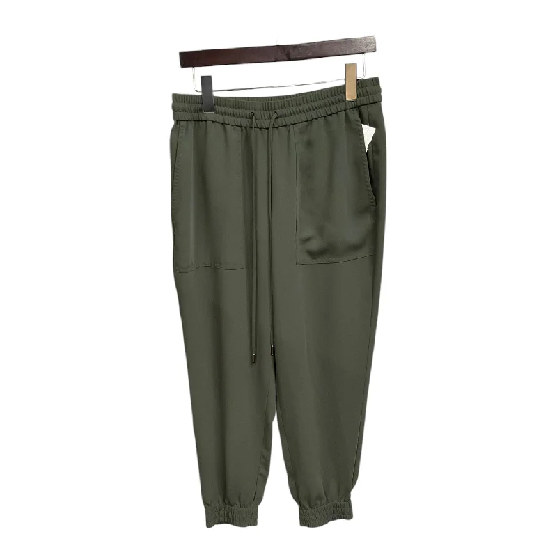 Eco-friendly hemp pants for sustainable clothing choices -Pants Joggers By Ann Taylor In Green, Size: M