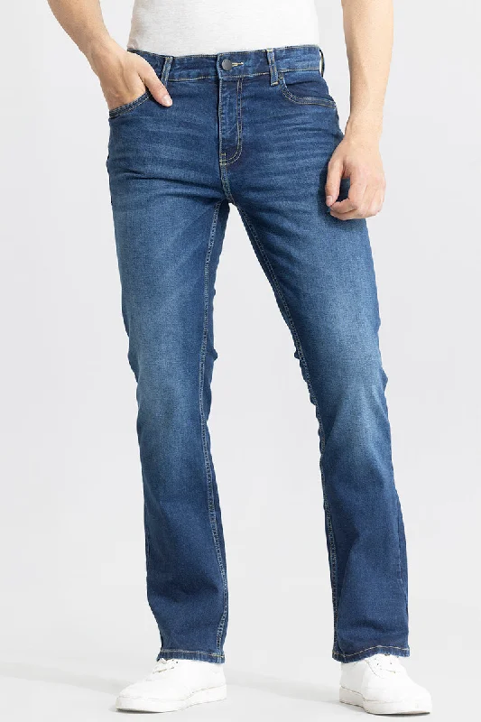 Designer Jeans for Luxury -Urbanite Denim Blue Straight Fit Jeans