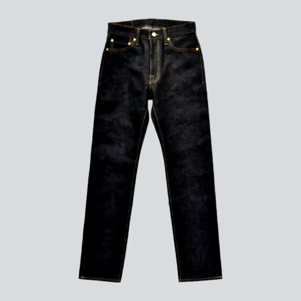 Recycled Jeans for Green -Selvedge men's high-quality jeans