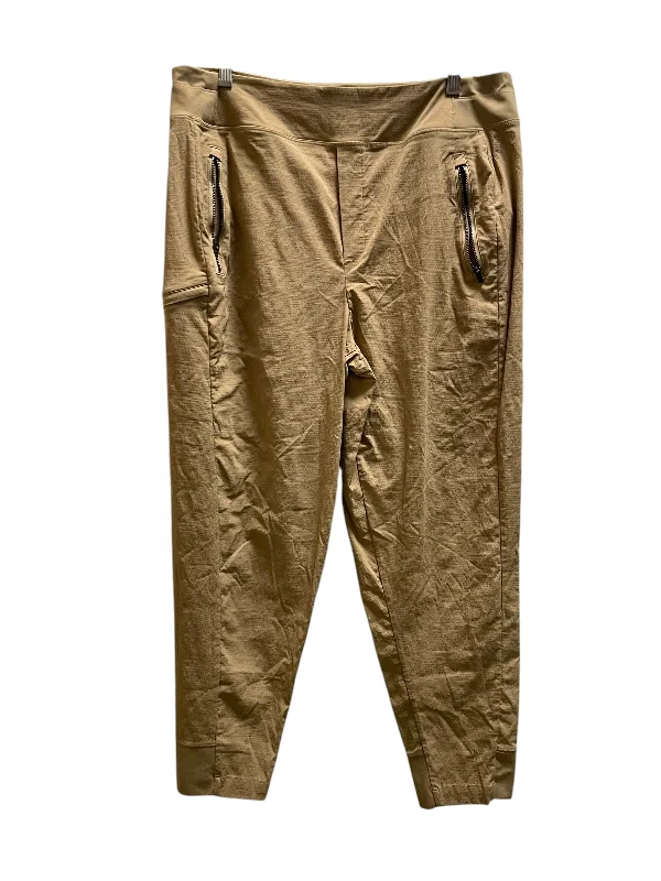 Breathable chino pants for warm climate comfort -Pants Joggers By Athleta In Tan, Size: 14