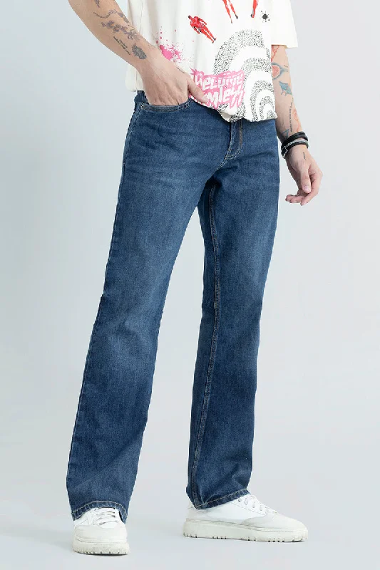 Casual Friday Jeans for Relaxed -City Slicker Ink Blue Boot Cut Jeans