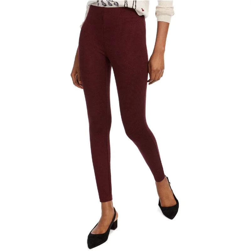 Elegant tight trousers for women with sleek design and tailored for a perfect fit -Maison Jules Womens Textured Dot Casual Leggings