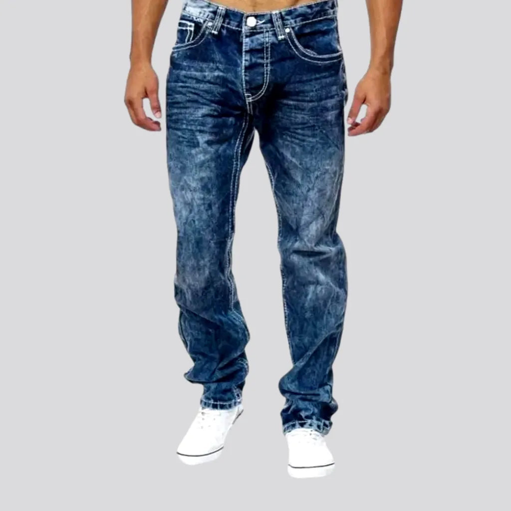 Hunting Jeans for Woods -Monochrome straight fit fashion men's jeans