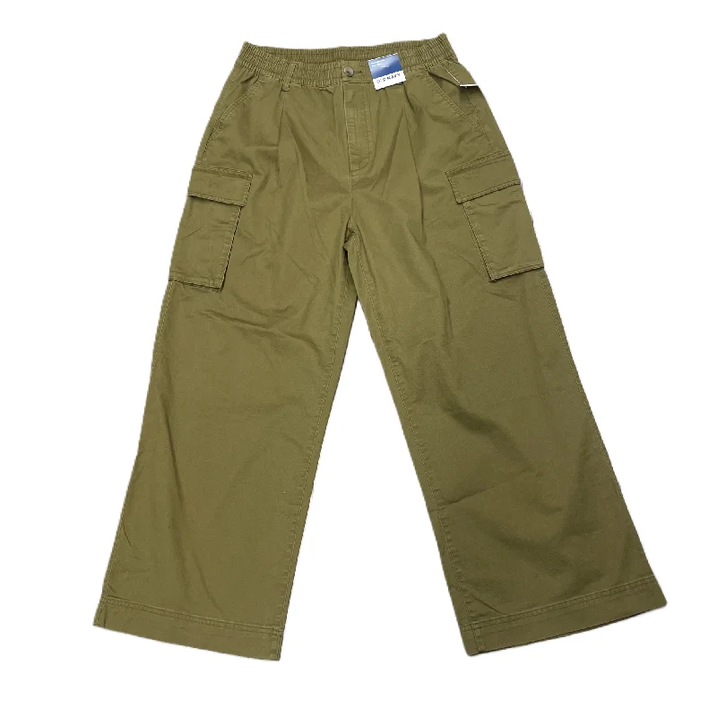 Durable canvas pants for heavy-duty work use -Pants Cargo & Utility By Old Navy In Green, Size: L