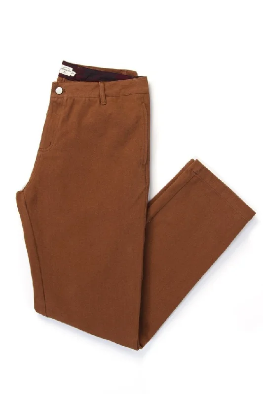 Lightweight linen pants for beach vacation style -Roark Rust