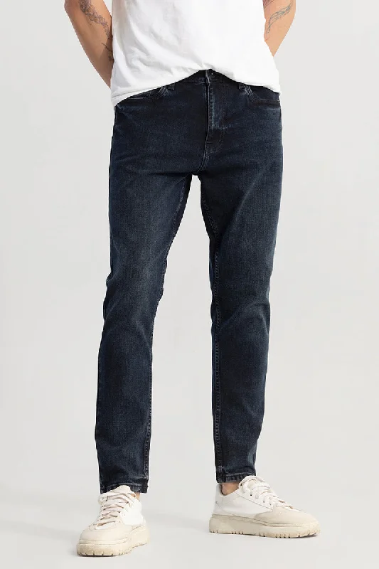 Office Jeans for Professional -Ankylo Washed Blue Skinny Fit Jeans