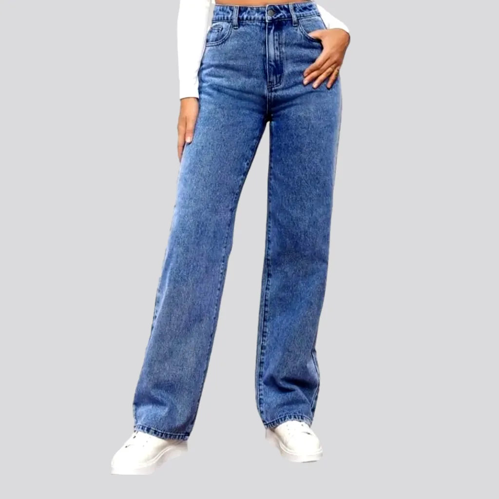 Dance Jeans for Movement -Vintage stonewashed jeans
 for ladies