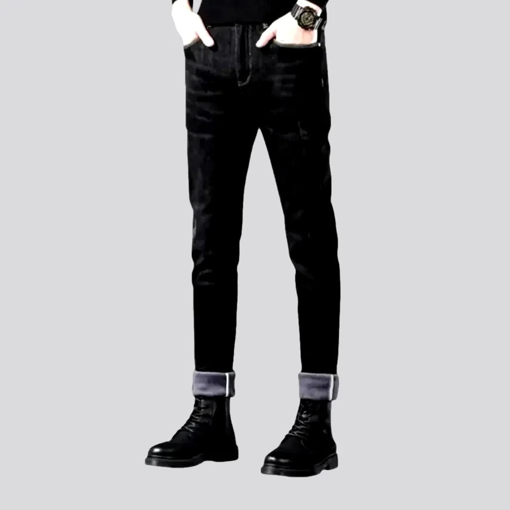 Club Jeans for Social -Slim fit elastic sanded men's jeans