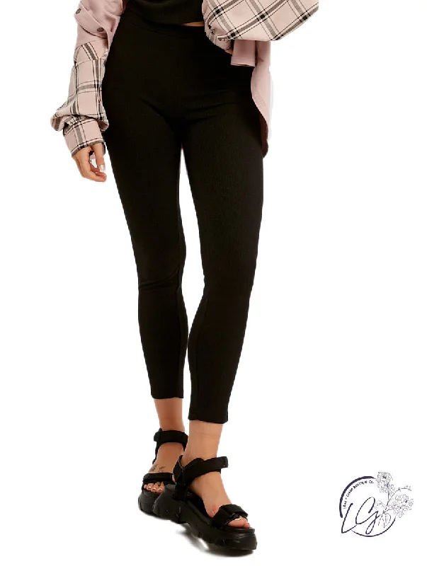 Elegant tight trousers for women with sleek design and tailored for a perfect fit -Staying Inside Lounge Leggings