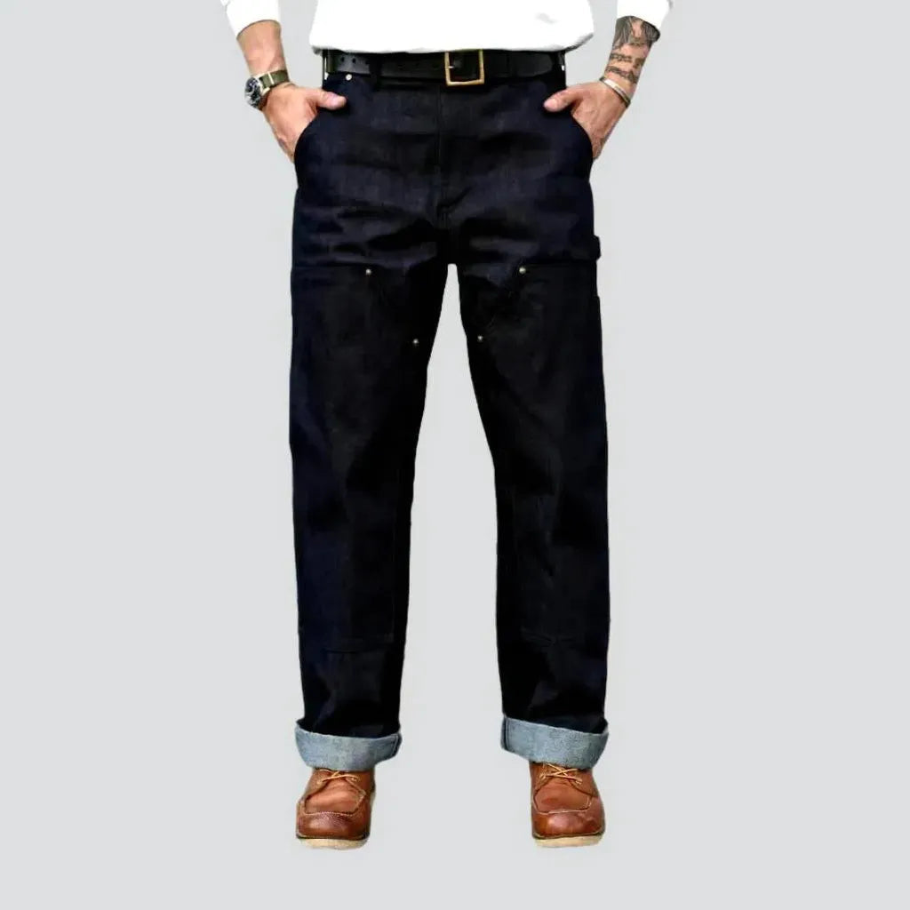 Valentine's Day Jeans for Romantic -Sanforized carpenter selvedge jeans