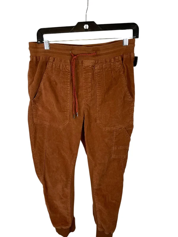 Lightweight travel pants with wrinkle-free fabric -Pants Cargo & Utility By Anthropologie In Tan, Size: S