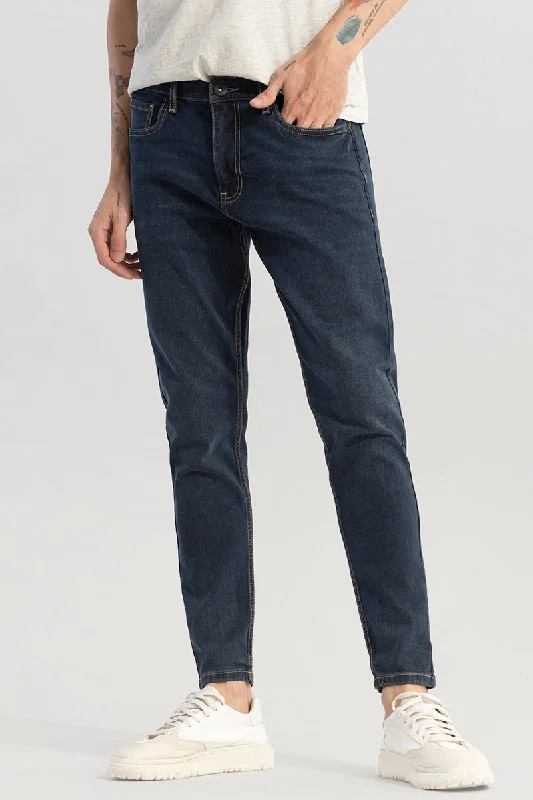 Christmas Jeans for Seasonal -Ankylo Denim Blue Skinny Fit Jeans