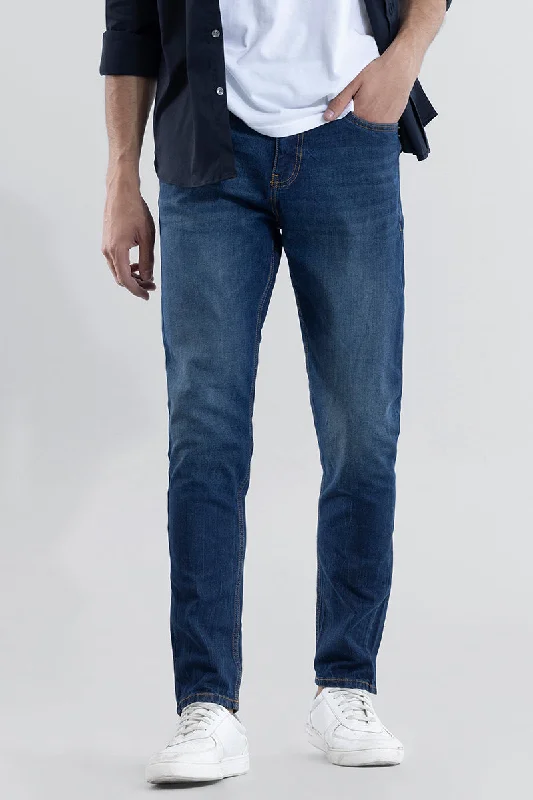 Weekend Jeans for Lazy -Wispy Basic Blue Slim Fit Jeans