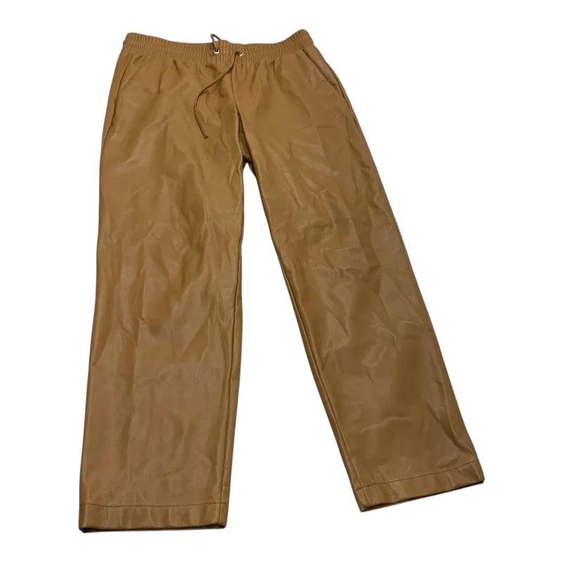 Lightweight linen pants for beach vacation style -Pants Other By Loft In Brown, Size: M