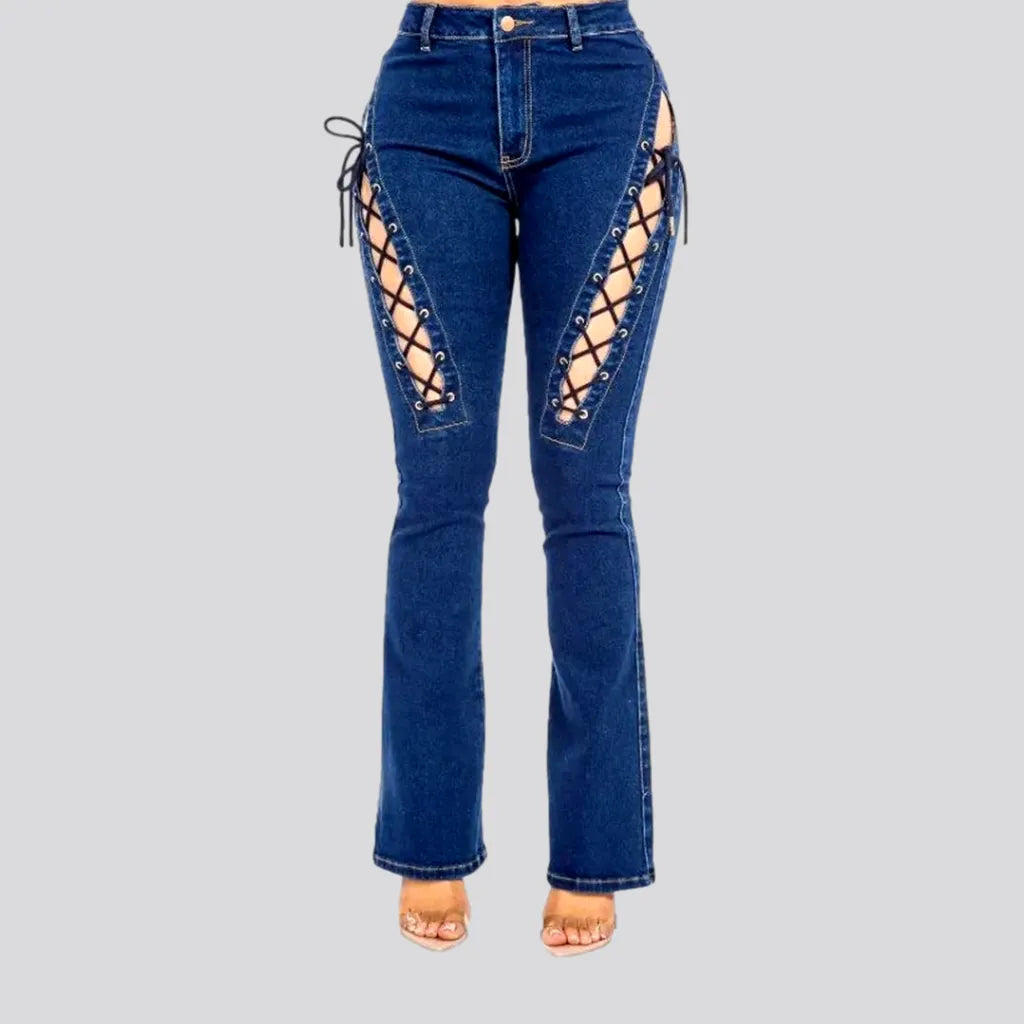 Cropped Jeans for Summer Look -Chic high rise jeans for ladies