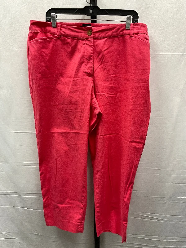 Designer skinny pants for luxury fashion flair -Pants Cropped By Talbots  Size: 16