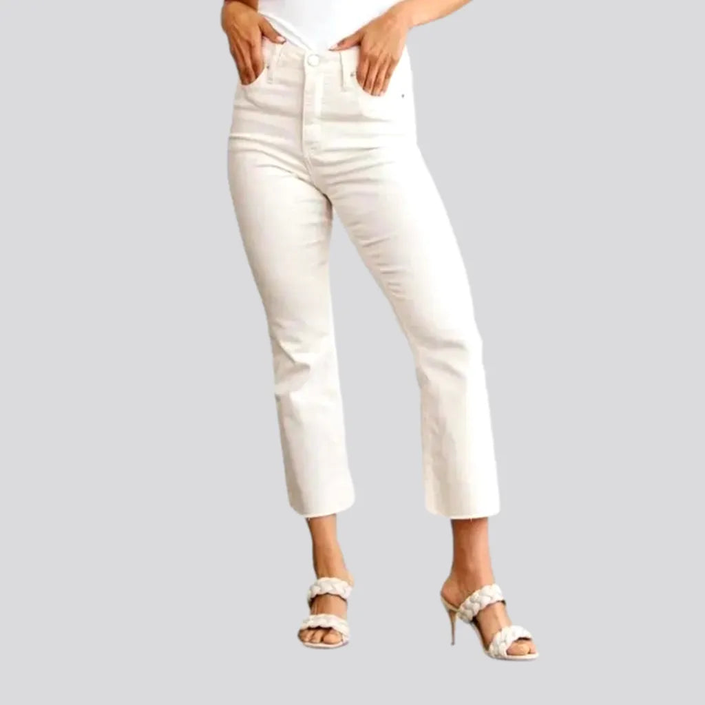 Blue Jeans for Everyday Wear -Color women's sand jeans