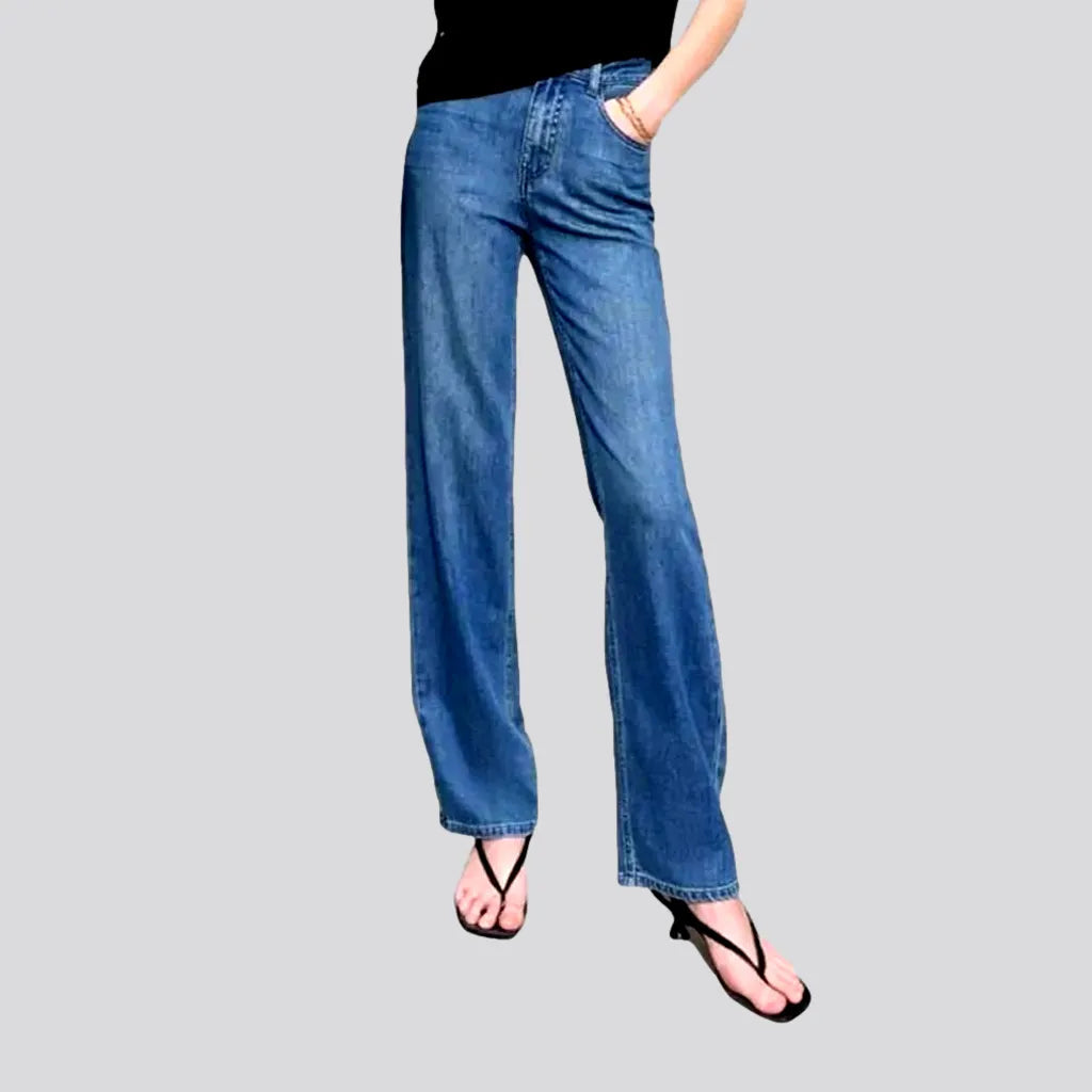 Colored Jeans for Variety -90s women's sanded jeans