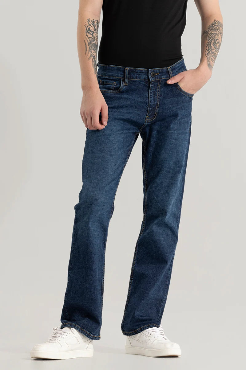 Cycling Jeans for Biking -Freezer Blue Boot Cut Jeans