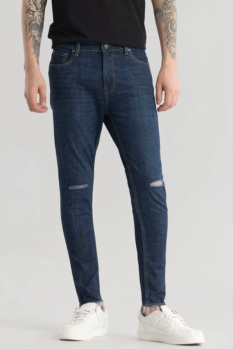 Outdoor Jeans for Adventures -Livia Blue Skinny Fit Jeans