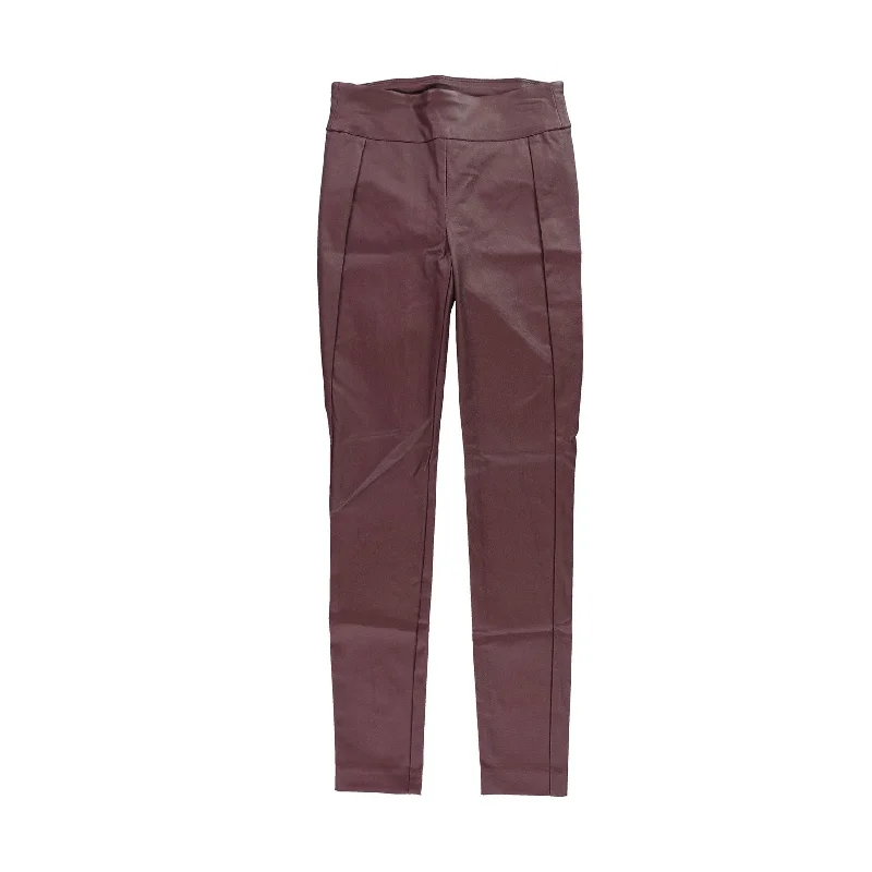 Tight trousers for men with tapered legs and sharp, tailored finish -Bar Iii Womens Coated Casual Leggings