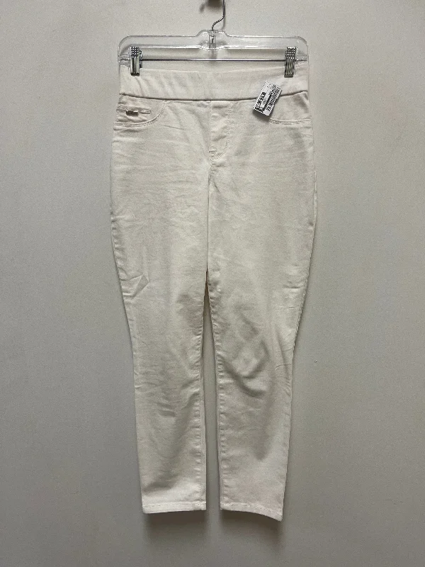 Stylish wide-leg pants for bold evening looks -Pants Other By Nine West In White, Size: 4