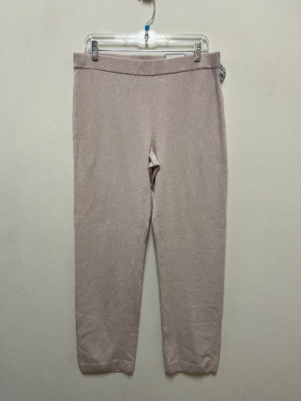 Weather-resistant pants for unpredictable climate needs -Pants Lounge By Chicos In Pink, Size: 4