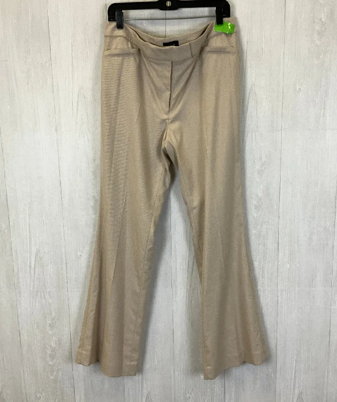 Weather-resistant pants for unpredictable climate needs -Pants Dress By White House Black Market In Tan, Size: 12