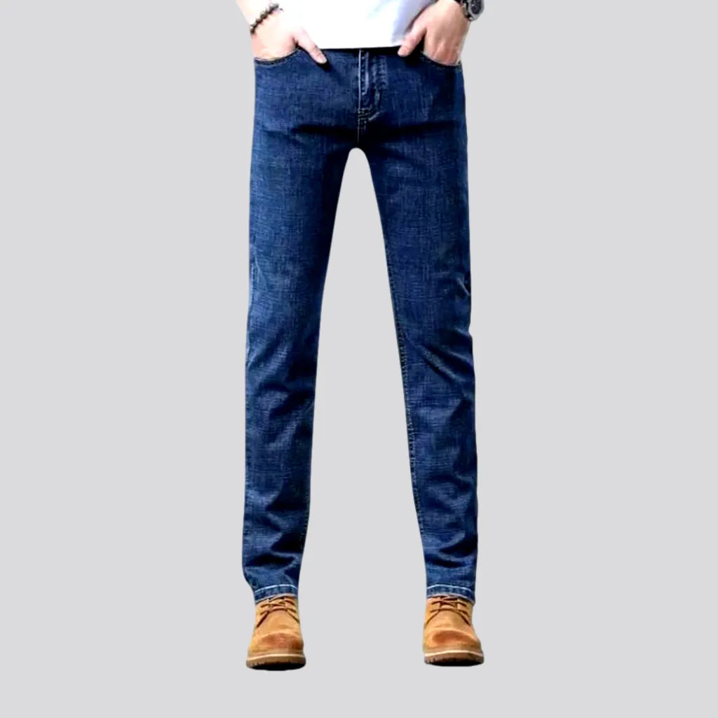 Printed Jeans for Pattern -Tapered men's ground jeans