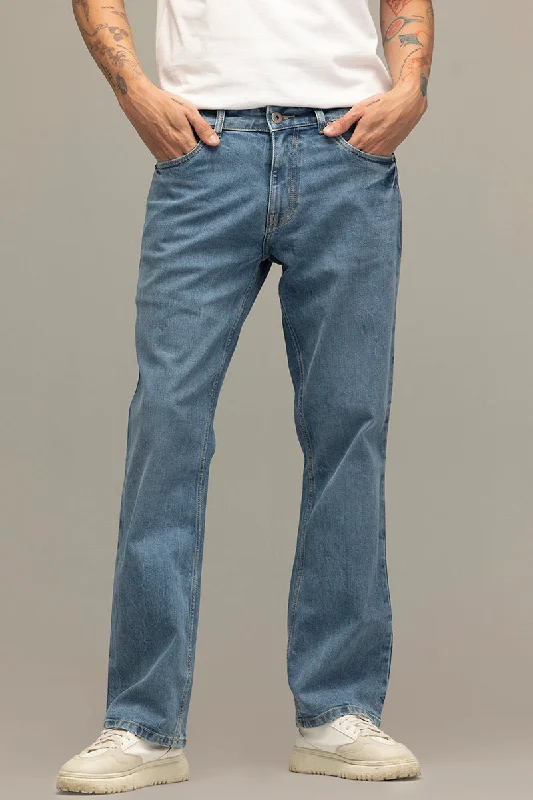 School Jeans for Uniform -City Slicker Stone Blue Boot Cut Jeans