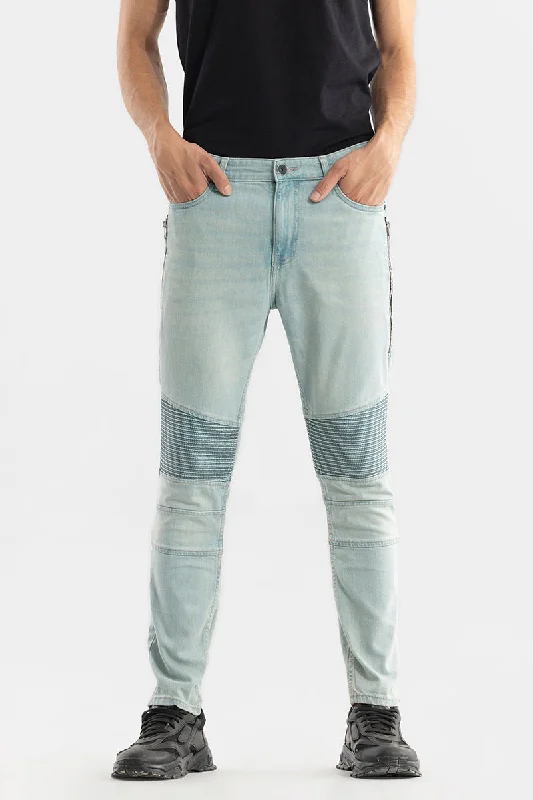 Boyfriend Jeans for Relaxed -Griffin Ice Blue Skinny Jeans