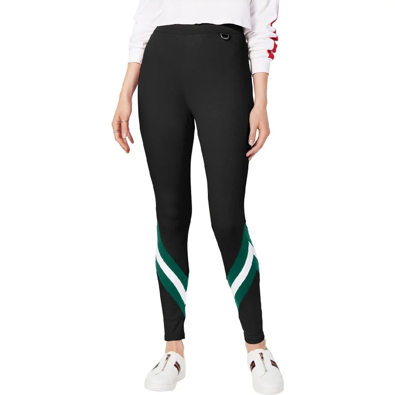 Skinny fit tight trousers for women with minimalistic design for clean look -Project 28 Womens Striped Casual Leggings