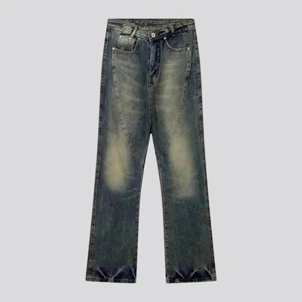 Mother's Day Jeans for Gift -Y2k men's diagonal-seams jeans