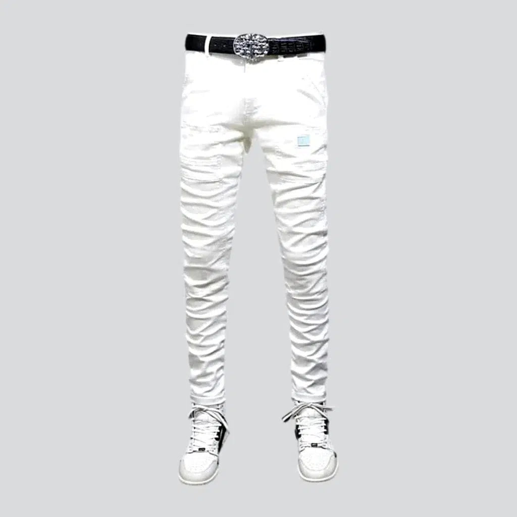 Black Jeans for Formal Look -Skinny men's casual jeans