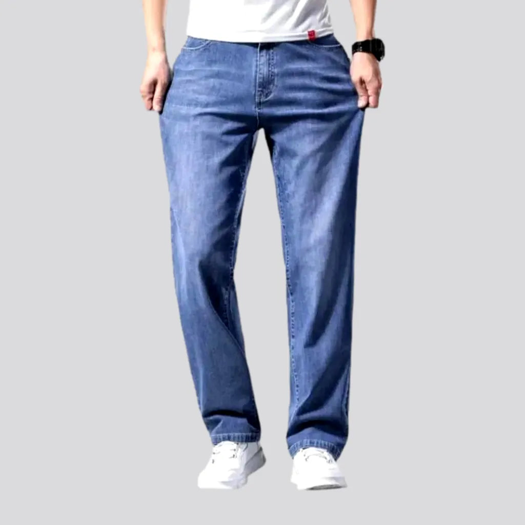 Maxi Skirt Jeans for Elegant -Thin men's stonewashed jeans