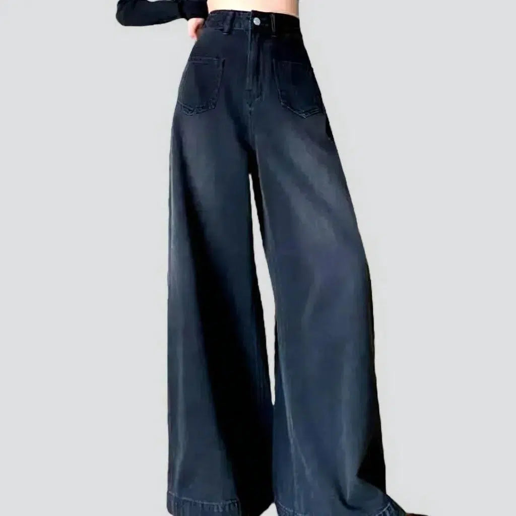 Carpenter Jeans for Function -Culottes high-waist jeans
 for women