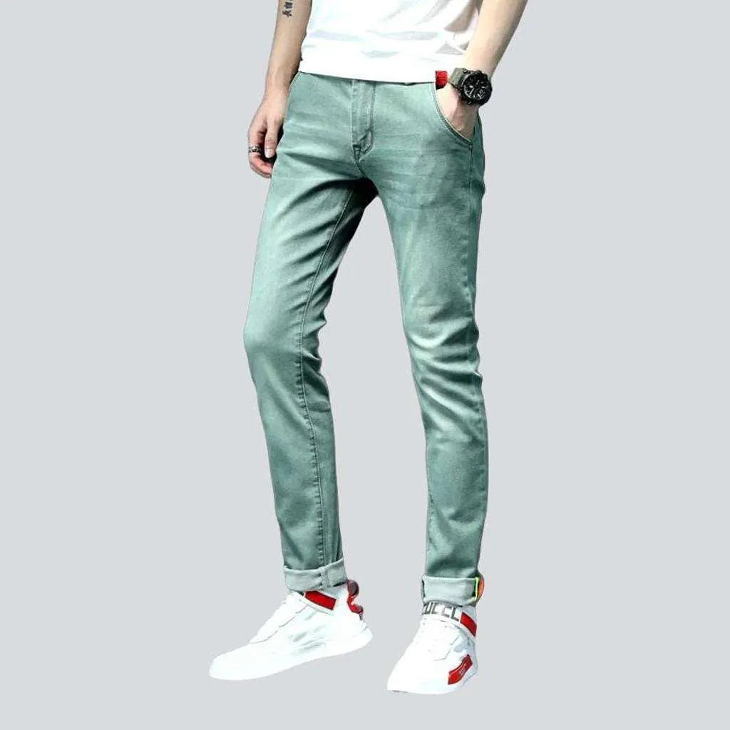 Boyfriend Jeans for Relaxed -Slim color jeans for men