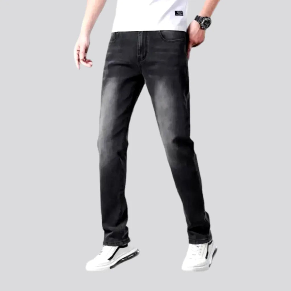 Cuffed Jeans for Stylish Touch -Vintage conical jeans for men