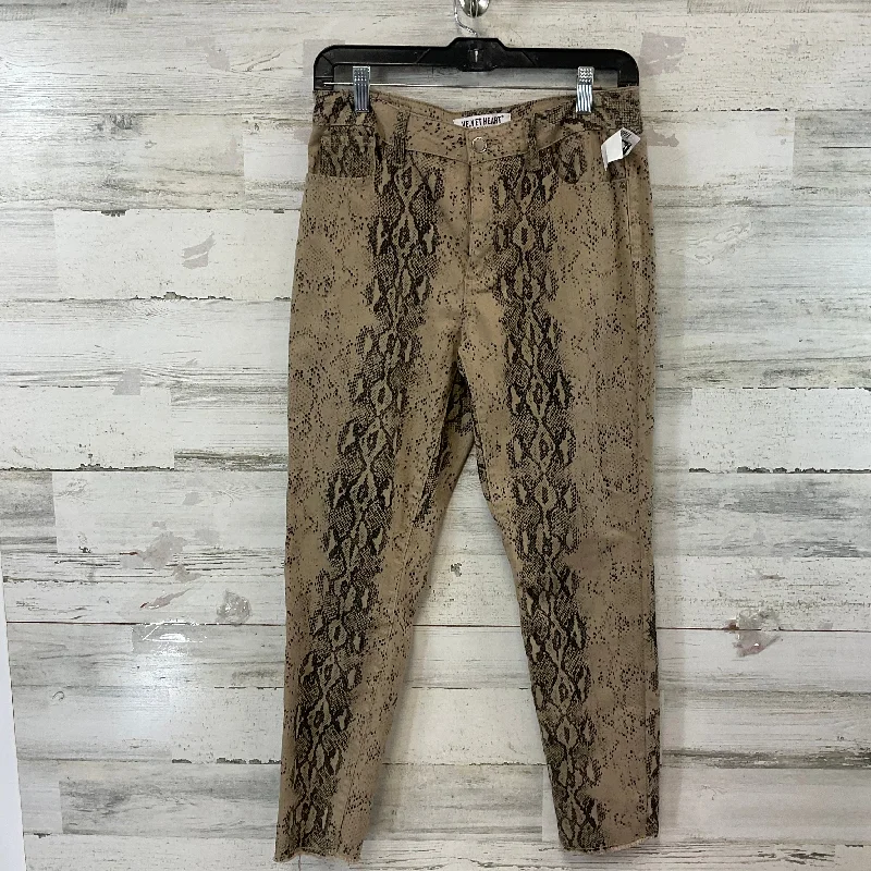 Casual khaki pants for weekend errand runs -Pants Other By Velvet Heart In Tan, Size: 8