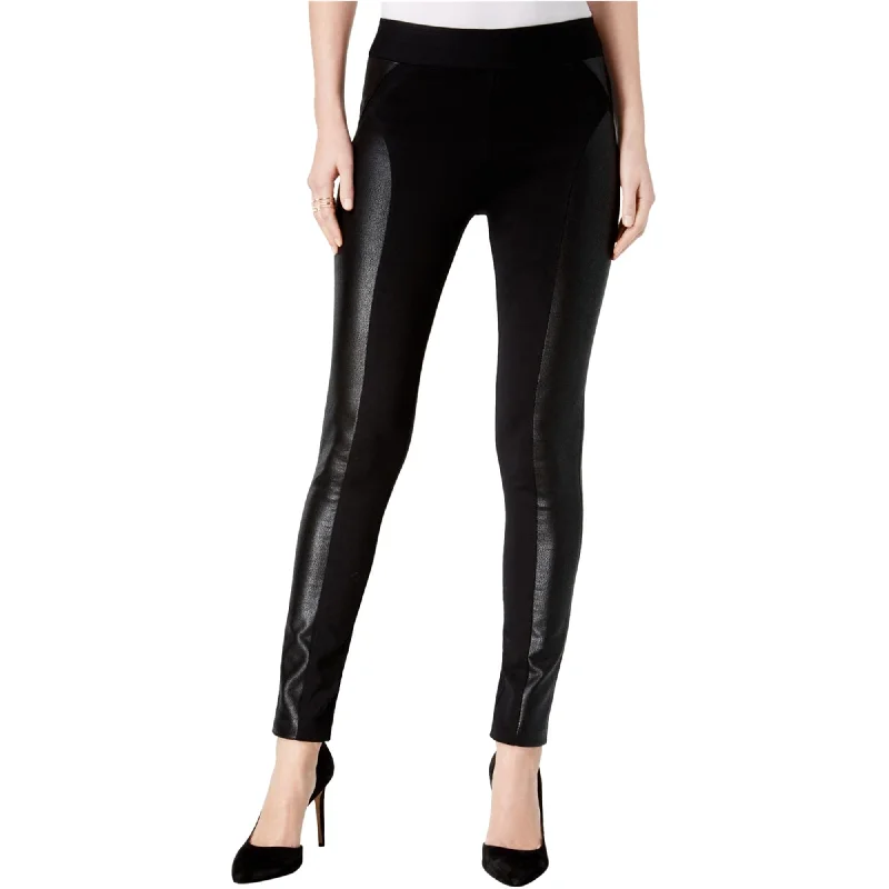 Casual tight trousers for women with comfy waistband and minimalistic style -I-N-C Womens Foil Print Casual Leggings