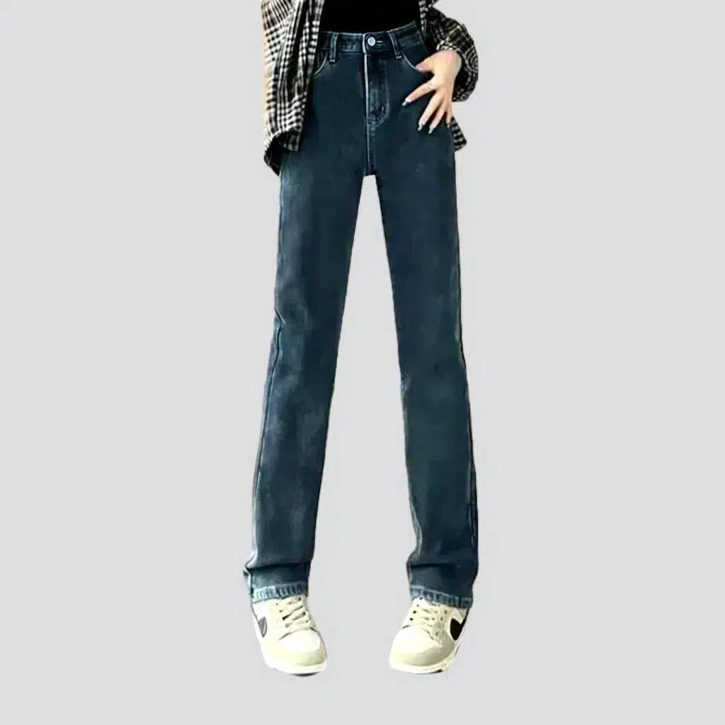 Light Wash Jeans for Casual -Straight women's 90s jeans