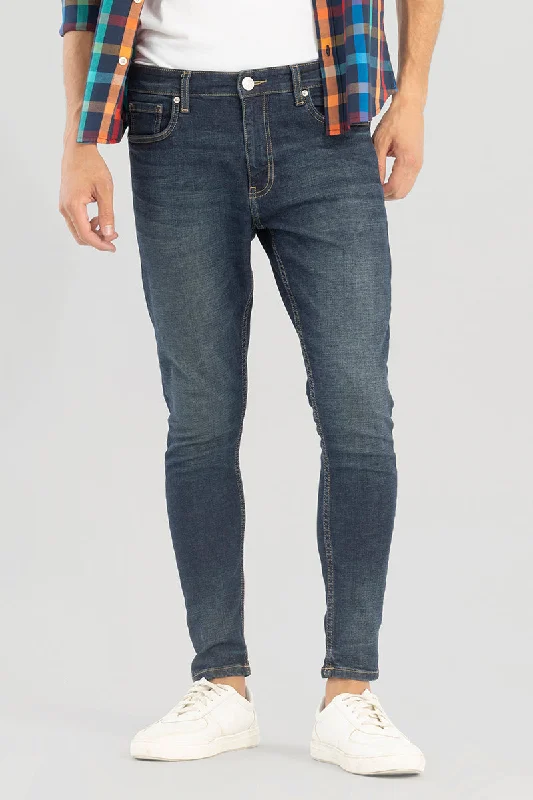 Five Pocket Jeans for Storage -Theodore Grunge Blue Skinny Jeans