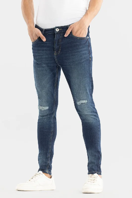 High-end Jeans for Exclusivity -Zeel Mid Blue Skinny jeans