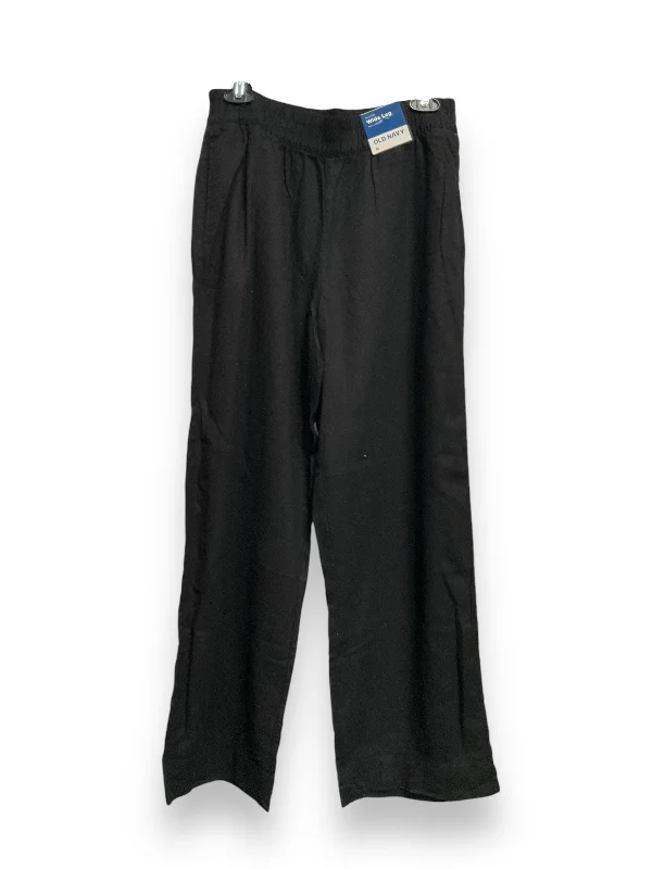 Durable canvas pants for heavy-duty work use -Pants Wide Leg By Old Navy In Black, Size: M