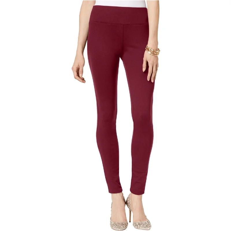 Stretchy knit tight trousers for women with soft fabric and relaxed fit -I-N-C Womens Ponte Casual Leggings