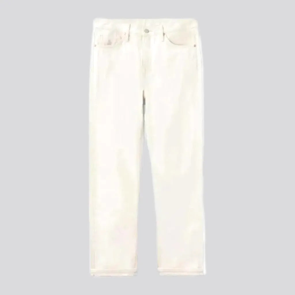 Mom Jeans for Vintage Appeal -High-waist selvedge men's jeans