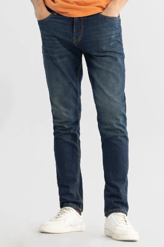 Father's Day Jeans for Present -Wispy Dusty Blue Slim Fit Jeans