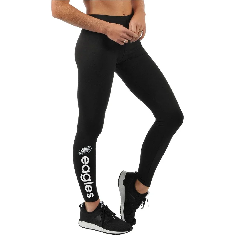 Casual tight trousers for women with comfy waistband and minimalistic style -G-Iii Womens Philadelphia Eagles Casual Leggings