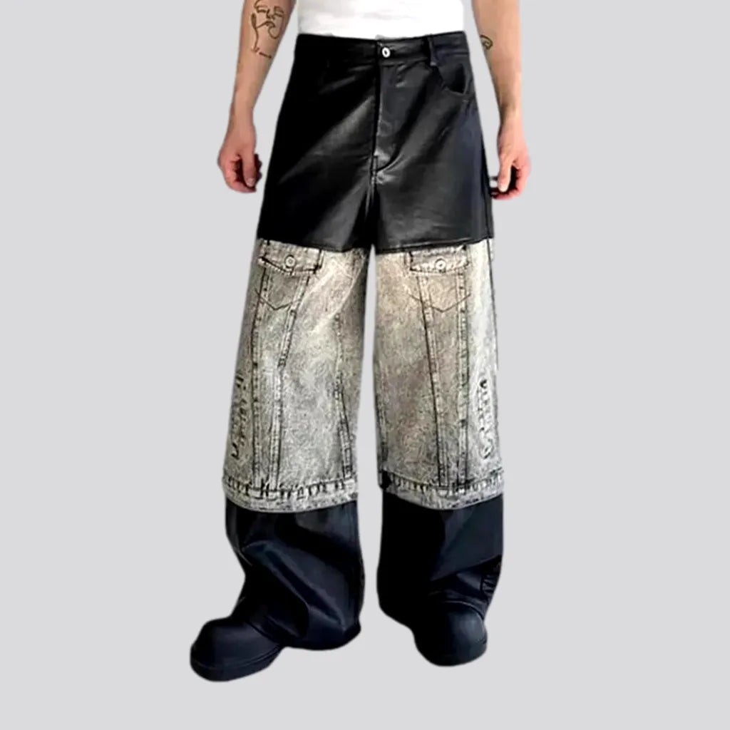 Rolled Shorts Jeans for Style -Water resistant men's jeans